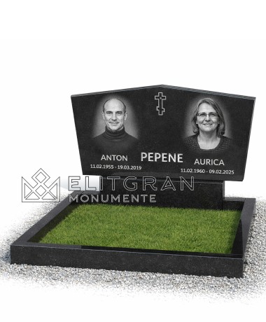 Двойной Надгробный памятник гранитный D310