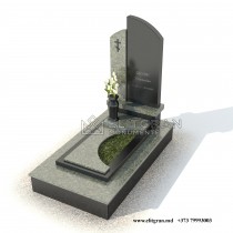 Гранитный надгробный памятник К850 - thumbs image 1