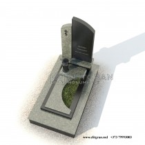 Гранитный надгробный памятник К850 - thumbs image 2